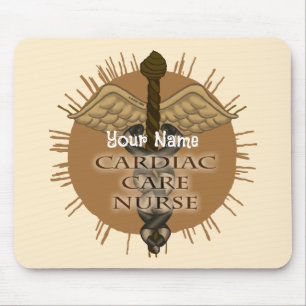 Tapis De Souris Infirmière cardiaque Caducée