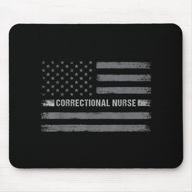 Tapis De Souris Infirmière correctionnelle États-Unis Indicateur S (Devant)
