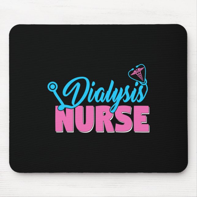 Tapis De Souris Infirmière de dialyse (Devant)