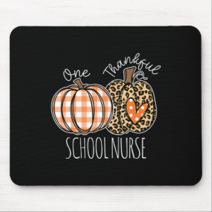 Tapis De Souris Infirmière de l'école de Thanksgiving reconnaissan