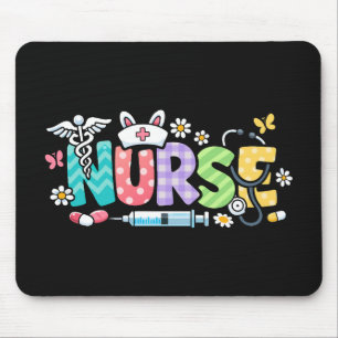 Tapis De Souris Infirmière de Pâques mignonne Humour médical