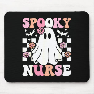 Tapis De Souris Infirmière éffrayante Halloween Ghost Costume Rétr