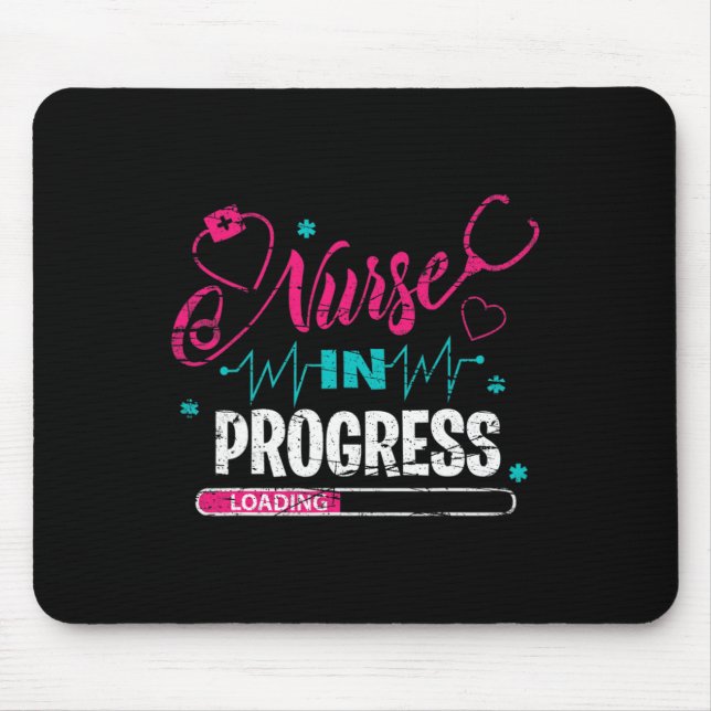 Tapis De Souris Infirmière en cours Infirmière Fun Nurse (Devant)