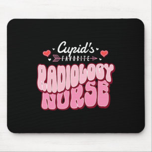 Tapis De Souris Infirmière en radiologie préférée de Cupidon pour