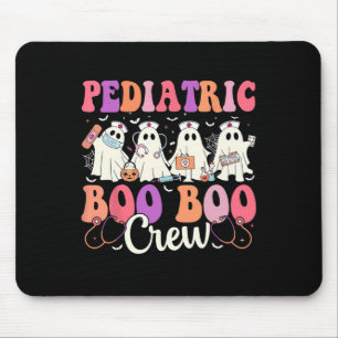 Tapis De Souris Infirmière fantôme Halloween Équipe de Bisous Infi
