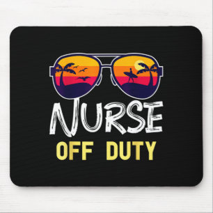Tapis De Souris Infirmière hors service 2022 Vacances de printemps