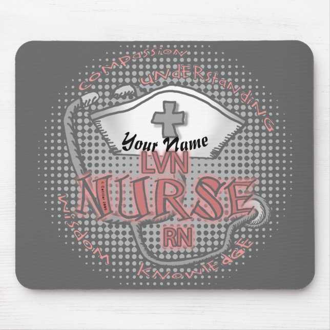 Tapis de souris infirmière LVN Axiom (Devant)