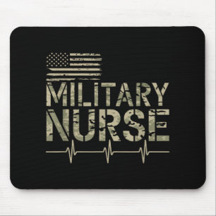 Tapis De Souris Infirmière militaire, Vétéran américain Va Nursing