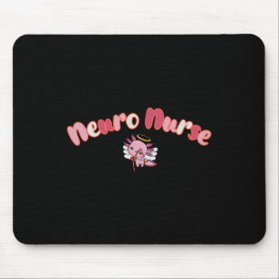 Tapis De Souris Infirmière neuro axolotl Saint-Valentin Neurologie