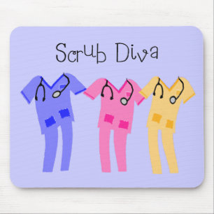 Tapis De Souris Infirmière ou cadeaux Médicale de porteur de Scub