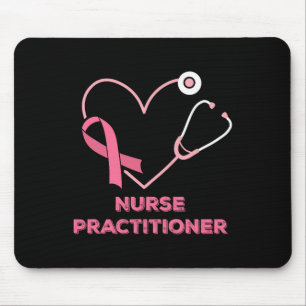 Tapis De Souris Infirmière Praticien Coeur Rose Stéthoscope Cène C
