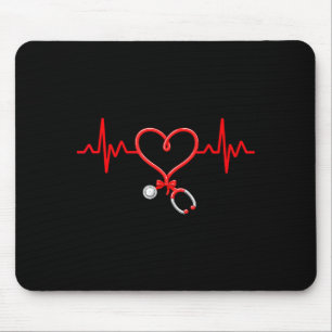 Tapis De Souris Infirmière Saint-Valentin Mignon Soins infirmiers