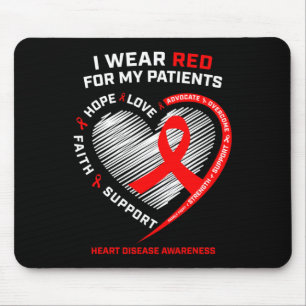 Tapis De Souris Infirmières Rn Je Porte Connaissance des maladies 