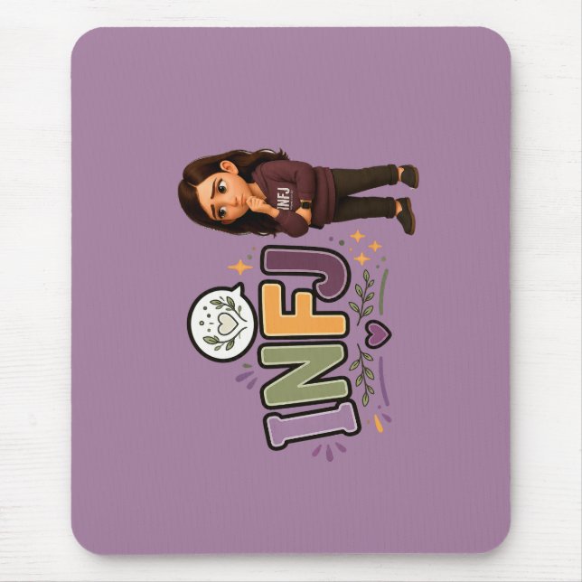 Tapis De Souris INFJ — A Guardiã das Ideias (Devant)