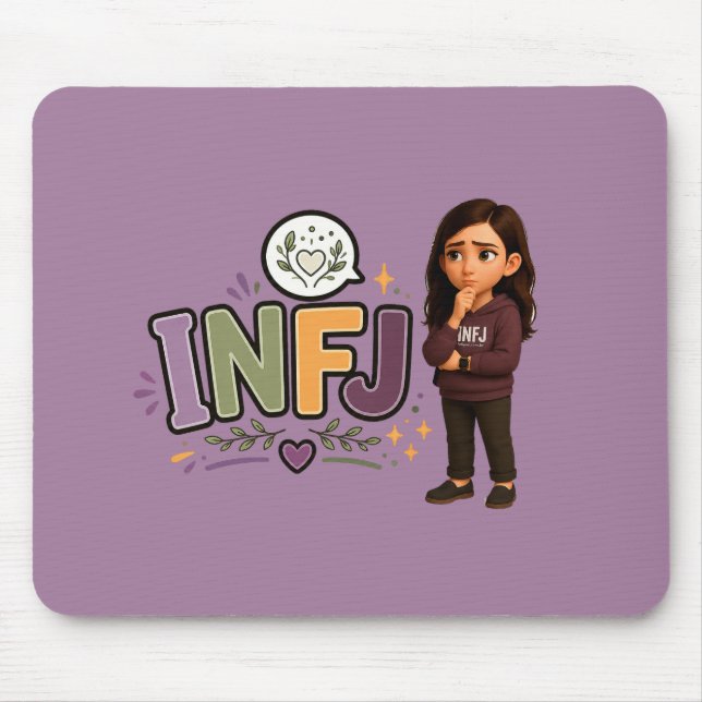 Tapis De Souris INFJ — A Guardiã das Ideias (Devant)