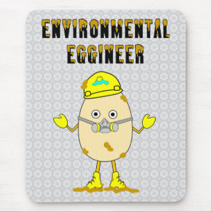 Tapis De Souris Ingénieur en environnement Eggineer
