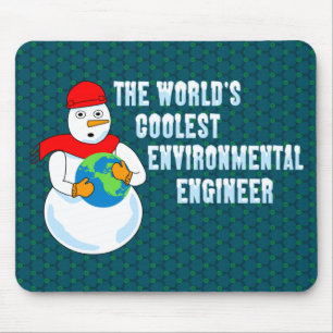 Tapis De Souris Ingénieur Environnemental le Plus Cool du Monde
