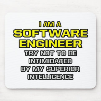 Tapis De Souris Ingénieur logiciel..Intelligence supérieure