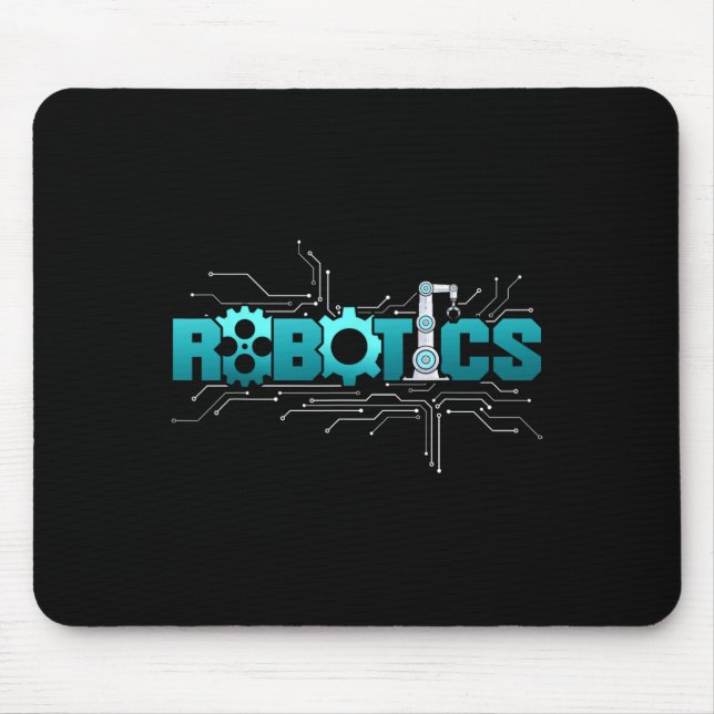 Tapis De Souris Ingénieur Robotique Robotique  (Devant)