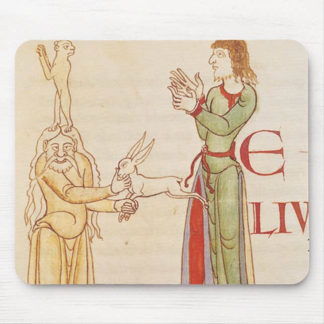 Tapis De Souris Initiale "H" sous forme de deux prestidigitateurs (Devant)