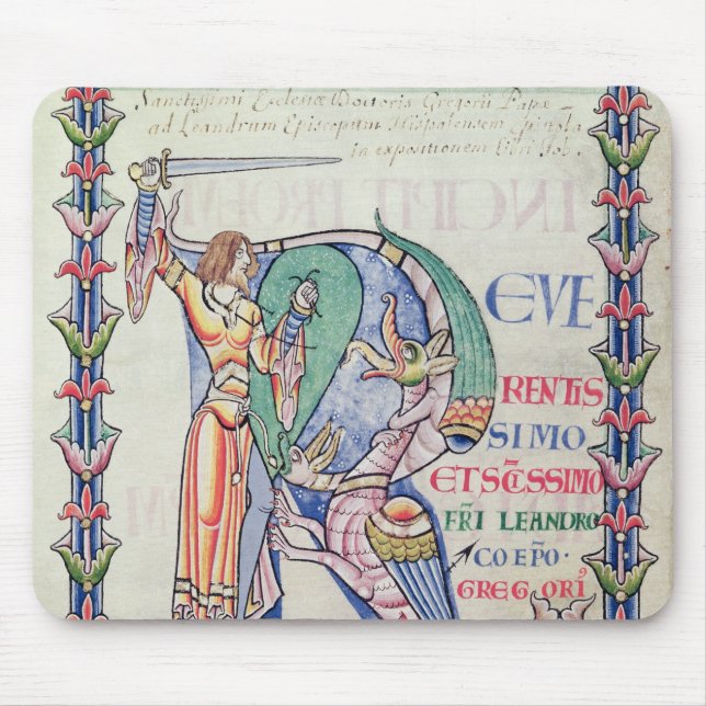 Tapis De Souris Initiale 'R de Historiated (Devant)