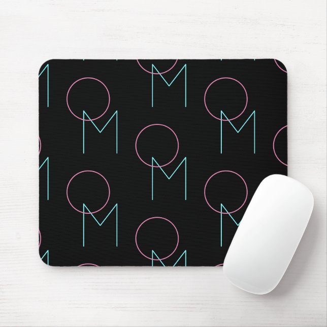 Tapis De Souris Initiales carrelées modernes édifiables de deux le (Avec souris)
