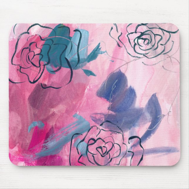 Tapis De Souris Inner Music - Floral Sketch (Devant)