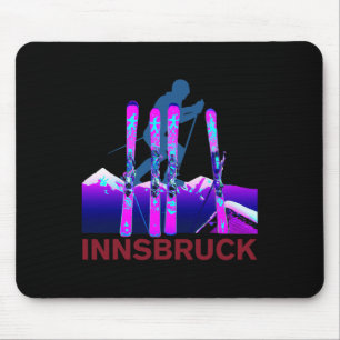 Tapis De Souris Innsbruck Ski Et Snowboard Rétro 90 Innsbr