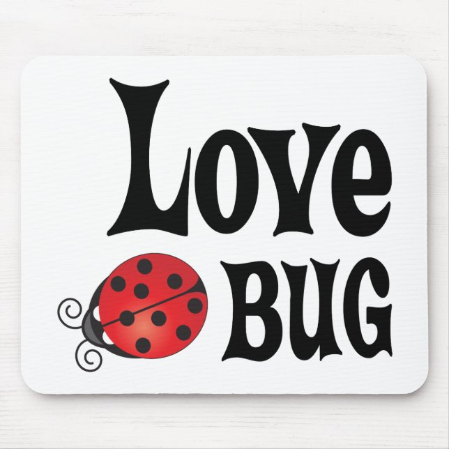 Tapis De Souris Insecte d'amour - coccinelle (Devant)