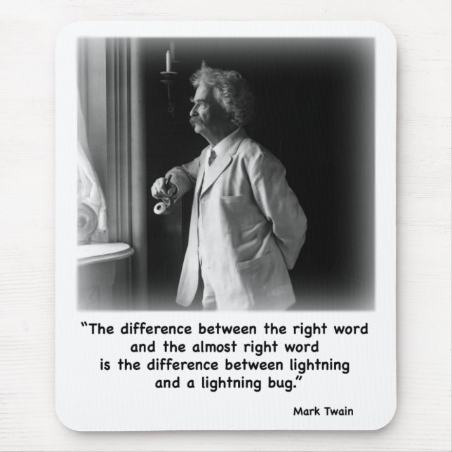 Tapis De Souris Insecte de foudre de Twain Mousepad (Devant)