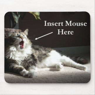 Tapis De Souris Insérez la souris ici Mousepad