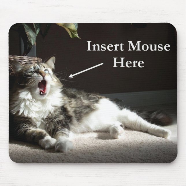 Tapis De Souris Insérez la souris ici Mousepad (Devant)