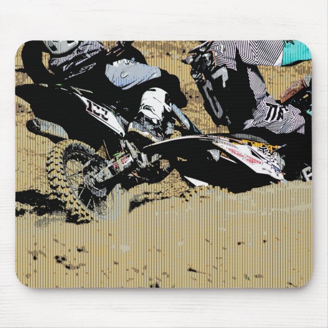 Tapis De Souris Inside Move - Dirt Bike Racers (Devant)