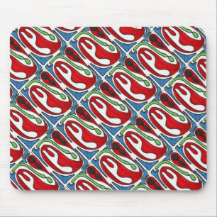 Tapis De Souris "Insides Out" Carrelé Image Abstrait Design Mousep