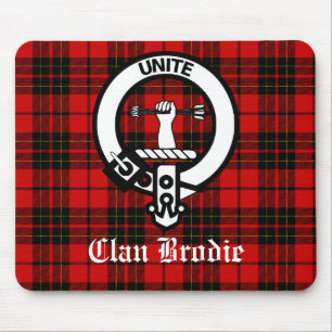 Tapis De Souris Insigne de Clan Brodie et Tartan
