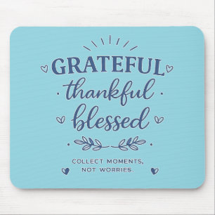 Tapis de souris inspirant Gratitude Reconnaissance