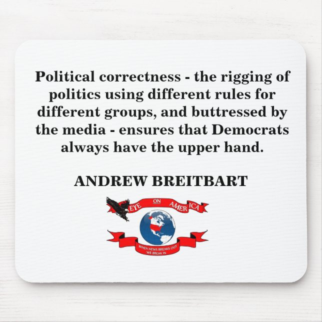 Tapis De Souris Inspiration de Breitbart (Devant)