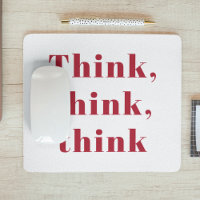 Inspiration Positive Red Think Think Think Devis d