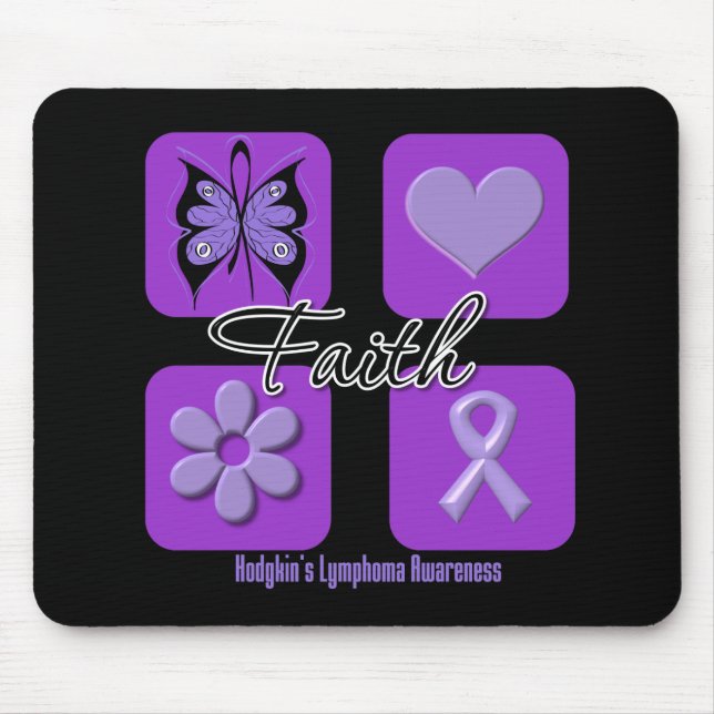 Tapis De Souris Inspirations de foi Lymphome de Hodgkin (Devant)