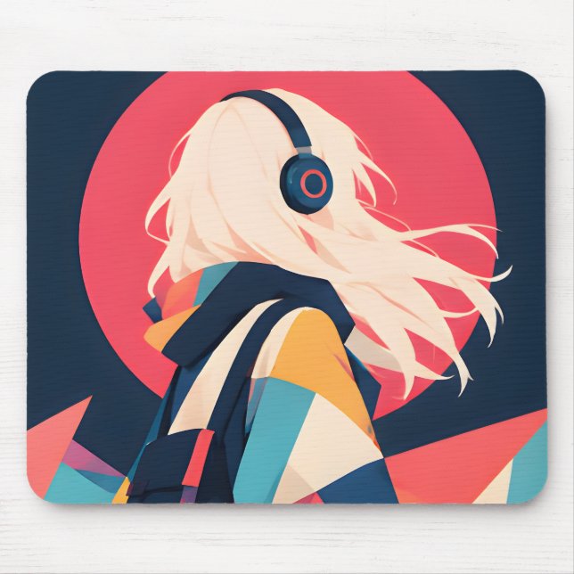 Tapis de souris inspiré d'anime de collection (Devant)