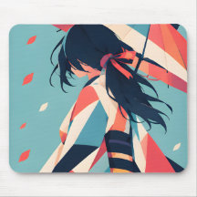 Tapis de souris inspiré d'anime de collection