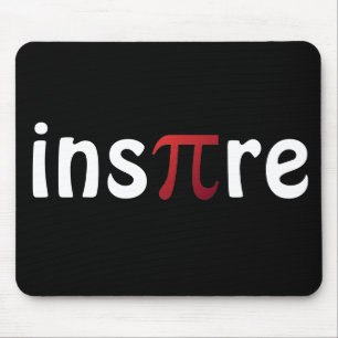 Tapis De Souris Inspirez le geek de maths de mathématiques de jour