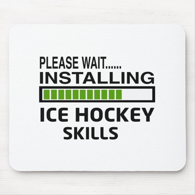 Tapis De Souris Installation des qualifications de hockey sur (Devant)