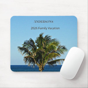 Tapis De Souris Instant Palm Coast   Nom de famille & année de voy
