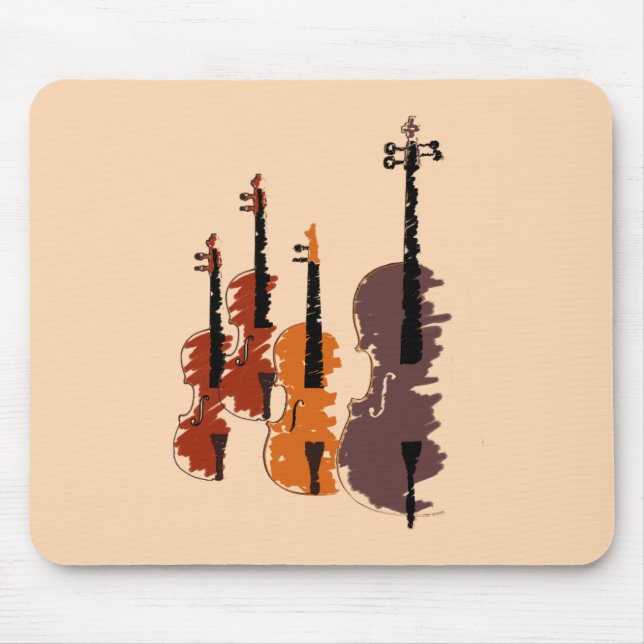 Tapis De Souris Instrument de Violin string (Devant)