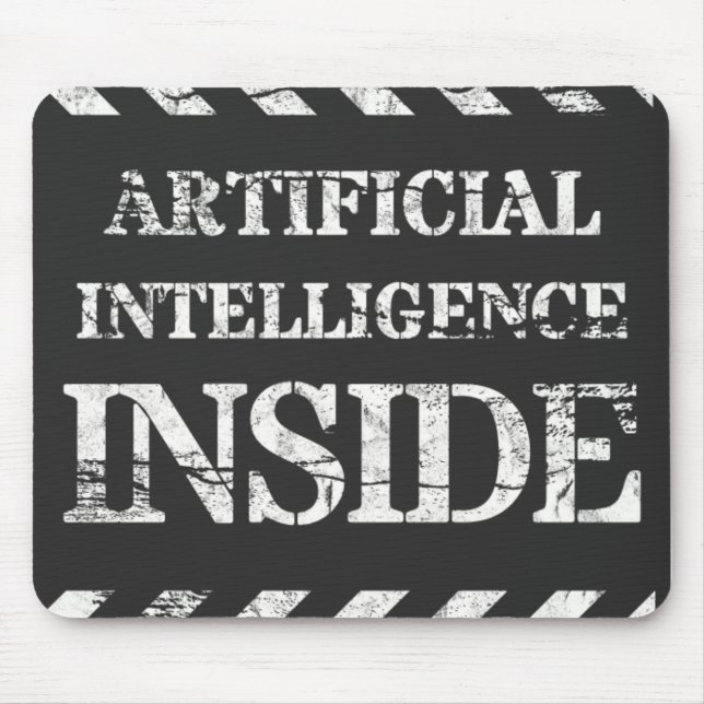 Tapis De Souris Intelligence artificielle à l'intérieur (Devant)