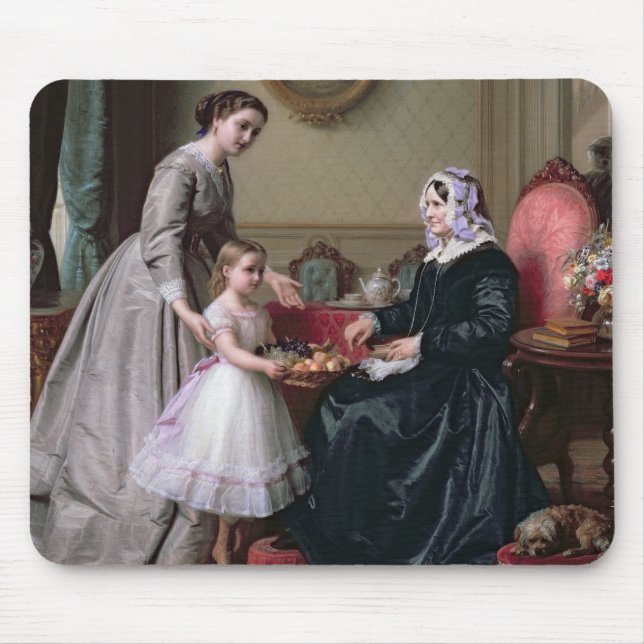 Tapis De Souris Intérieur "aux châtaignes" Wimbledon, grand-mère (Devant)