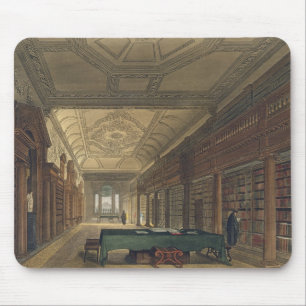 Tapis De Souris Intérieur de la bibliothèque de l'église du