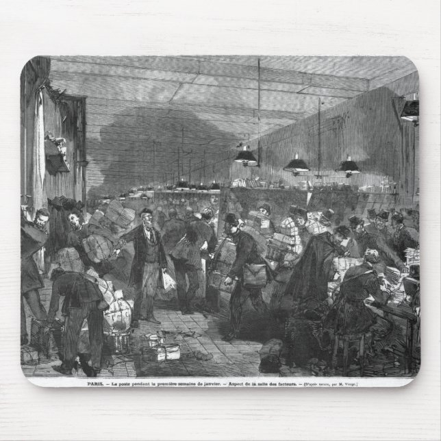 Tapis De Souris Intérieur du bureau de poste de Paris (Devant)