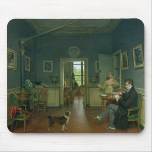 Tapis De Souris Intérieur d'une salle à manger, 1816